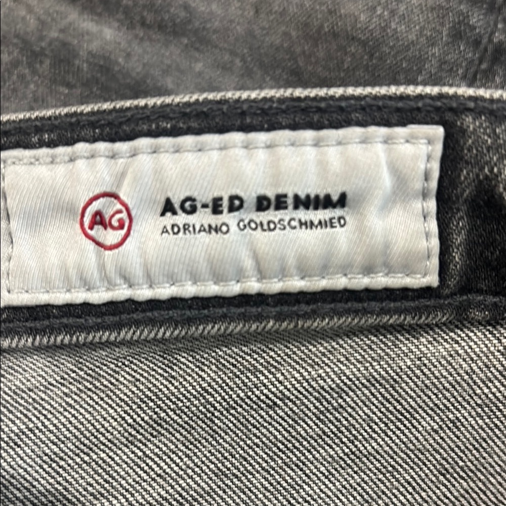 AG Adriano Goldschmied Dark Gray Straight Jeans - Isabelle - high rise - Picture 2 of 6